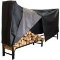 thumbnail image 3 of 8ft Firewood Cover Waterproof Lumber Log Rack Outdoor Storage Holder Cover 244*34*100cm Oxford Cloth Dust Prevention Fabric, 3 of 9