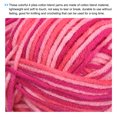 thumbnail image 3 of Unique Bargains Cotton Blend Pink Red Yarn, 50g, 5 Pack, 3 of 8