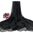 thumbnail image 1 of Xingzhi Versatile Long Scarf For Different Outfits And Occasions Made With Chiffon Long Shawls And Wraps black, 1 of 6