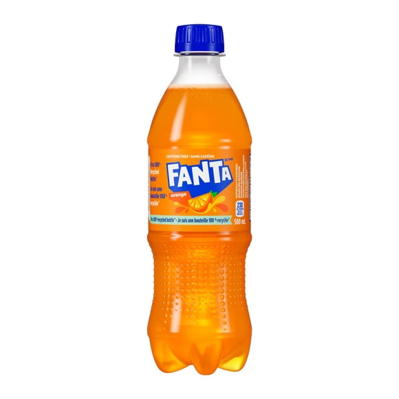 Fanta Orange Bottles, 500 mL