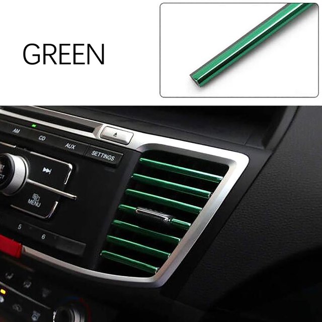 EGNMCR Car-conditioning Outlet Decorative Strip In-car Anti-collision Strip Decorative strip