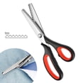 thumbnail image 4 of Vadktai Pinking Shears Comfort Grips Crafts Zig Zag Cut Sewing Scissors, Professional Handheld Dressmaking, 4 of 5