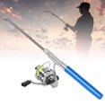 thumbnail image 1 of Fishing Portable Mini Pen Shape Fishing Rod Pole Pocket Retractable Fishing Rod with Reel Wheel, 1 of 8