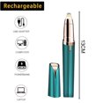 thumbnail image 3 of Rechargeable Eyebrow Hair Remover Precision Eyebrow Trimmer Eyebrow Razor Tool for Face Lips Nose Facial Hair, 3 of 5
