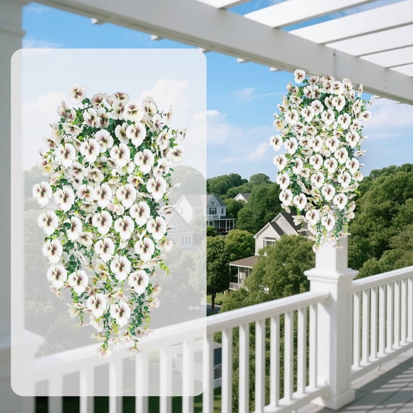 Weloille 1PC Artificial Violet Eucalyptus Greenery Plant, Realistic Lifelike Faux Flower Stalk, Non-Fading No Maintenance Fake Greenery for Home Office Vase Wedding Party Table Decor
