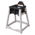 thumbnail image 1 of Koala Kare KB977-02 27" Plastic High Chair/Infant Seat Cradle w/ Waist Strap, Gray/Black, 1 of 1