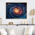 thumbnail image 1 of Designart art Mural Encadré Surdimensionné Espace, art Mural Encadré Espace, Espace en Révolution I, art Mural Encadré Moderne Jaune Or, Cadre Or 40x30 Pouces, 1 of 5