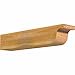 thumbnail image 3 of Ekena Millwork RFT06X06X32DEL00RWR Del Monte Rough Sawn Rustic Wood Rafter Tails' 6"W x 6"H x 32"L, Western Red Cedar, 3 of 3