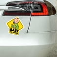 thumbnail image 2 of 2X Baby on Board Warning Sign Vinyl Warning Sticker 15x15cm, 2 of 8