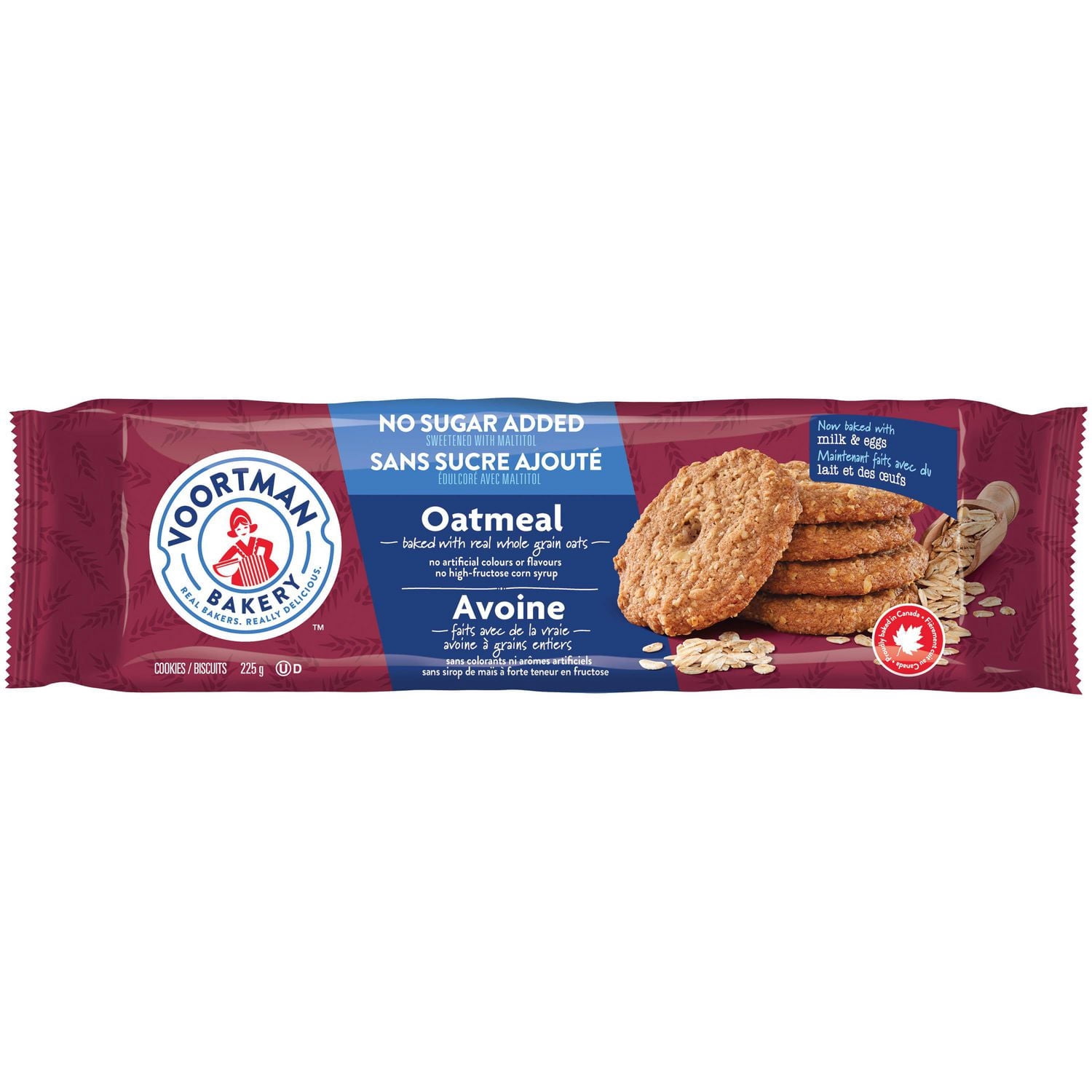 Voortman No Sugar Added Oatmeal Cookies