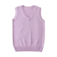 thumbnail image 1 of Hauts Sans Manches pour Femmes Hauts Décontractés pour Femmes Mode Femmes Décontracté Uni Hauts pour Dames Blouse Sans Manches Chandails à Col en V Blouses Sans Manches pour Femmes Hauts de Mode pour Femmes, 1 of 3
