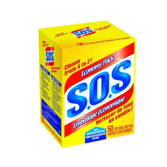 SOS Steel Wool Soap Pads (50-Count)