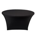 thumbnail image 1 of GUOOL Stretch Round Tablecloth Table Cover for Weddings Bars Party Outdoor DJ Black 152x75cm, 1 of 9