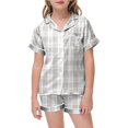 thumbnail image 2 of Winter Outfits Teens Girls Outfits Hildren's Shirt And Pants Set Christmas Pyjamas Set With Pockets Christmas Set, 2 of 4