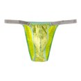 thumbnail image 1 of Penkiiy String Transparent pour Hommes g-Strings Bikini sous-Vêtements en Maille Transparente String pour Homme P Jaune, 1 of 1