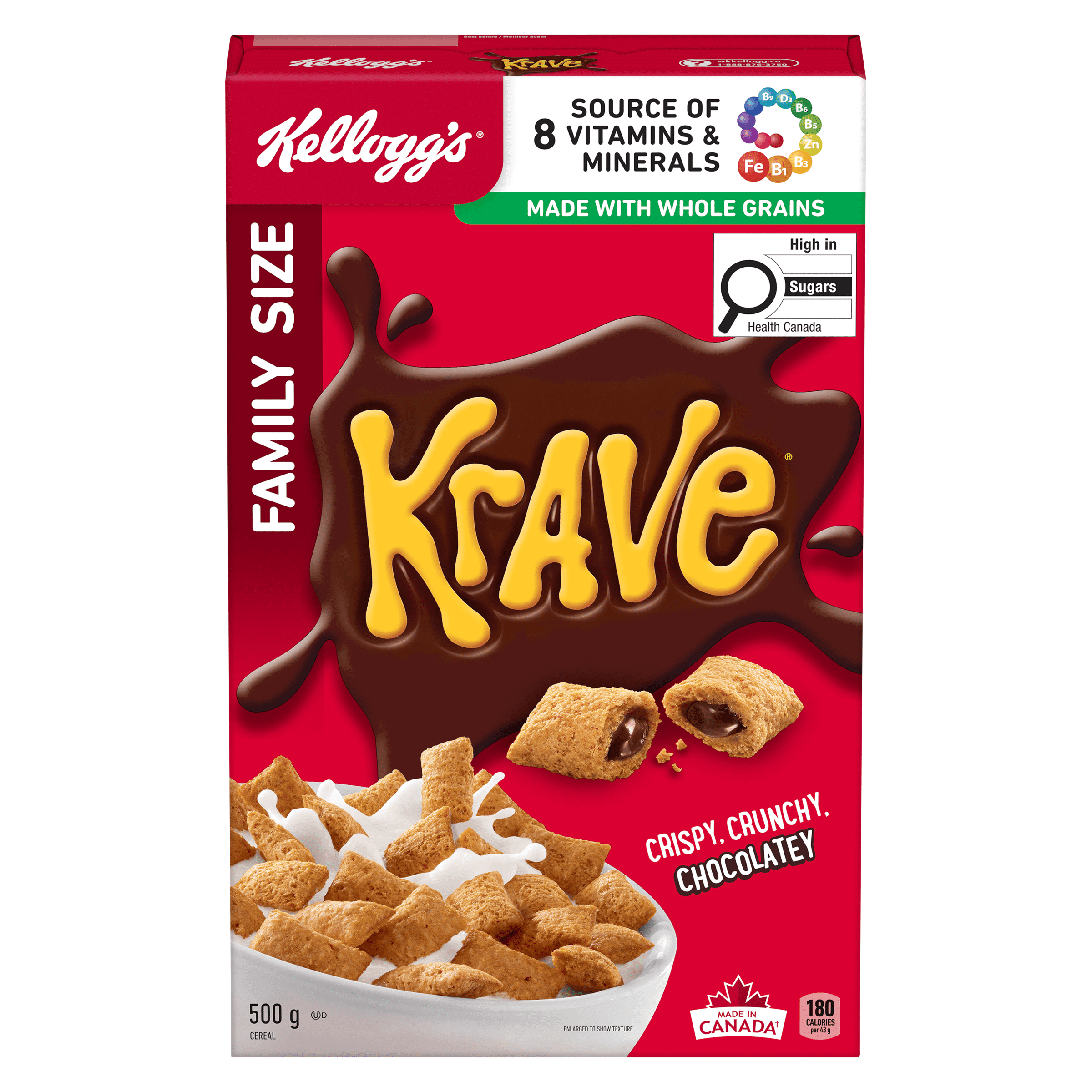 Kellogg's Krave* Cereal 500g