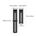 thumbnail image 2 of Silicone Sport Watch Strap Silicone Sport Watch Strap For  Forerunner35 Forerunner30 ForeAthlete 35J Forerunner35J, 2 of 8