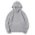 thumbnail image 1 of Work Hoodies for Men Athletic Casual Scrub Top Loose Fit Solid Color Pullover Blouse, 1 of 5