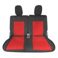 thumbnail image 1 of Pour 2020-2024 Ford Explorer Base FH Group Housses de Sièges d'Auto sur Mesure en Néoprène Résistantes à l'Eau - 3rd Rangée Rouge, 1 of 6