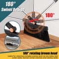 thumbnail image 3 of Broom and Dustpan Set 57 Inches Long Handle Lightweight 180 Degree Rotating Broom Kits Upright Standing Dust Pan with Comb Teeth for Room Kitchen Lobby Office, 3 of 8