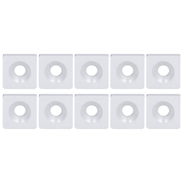 Aluminum Alloy Cover Plate, End 10Pcs Easy Installation For 3D Printers For CNC Equipment Silver