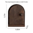 thumbnail image 2 of Solid Wood Outlet Cover - Decorative Wall-Mounted Switch Plate Cover for Home Decor & Child Safety, 2 of 2