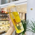 thumbnail image 4 of zanvins High Value Cup Folding Straw Tea Separator Water Bottle Portable Dropresistant Water Bottle, 4 of 6