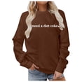thumbnail image 1 of Chandail de Mode d'Hiver pour Femmes, Imprimé Festif de Noël, Haut à Col Rond, Chandails à Capuchon Mignons pour Femmes, Chandail à Capuchon pour Femmes, Chandails Confortables pour Femmes, Chandails à Capuchon Butter pour Femmes, Sweat pour Dames, Softball pour Filles, Échauffement, 1 of 5
