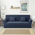 thumbnail image 2 of 2024 Jacquard Stretch Sofa Slipcover Textured Non Slip Couch Cover  Loveseat  Dark Gray, 2 of 6