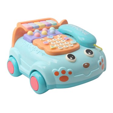 Childrens Multi-Function Early Education Telephone Car Story Machine Baby Baby Educational Music Whack-A-Mole Simulation Toy