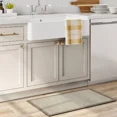 thumbnail image 2 of Threshold Textured Pet Kitchen Rug, 34” x 20”, Brown, Machine Washable, Non-Slip Backing, 2 of 5