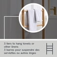 thumbnail image 4 of Better Homes & Gardens Light Honey Acacia Wood Towel and Linen Ladder, 4 of 9