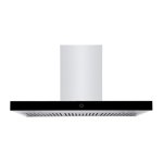 Hauslane Chef Series WM-739 36” Wall Mount Range Hood with Black Glass Panel
