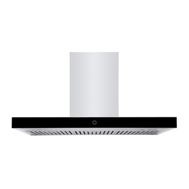 Hauslane Chef Series WM-739 Hotte de Cuisinière Murale de 30 Pouces avec Panneau en Verre Noir en Acier Inoxydable