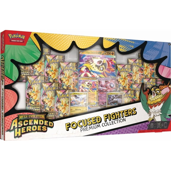 Pokémon TCG: Mega Evolution - Ascended Heroes  Focused Fighters Premium Collection
