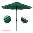 thumbnail image 4 of Patio Umbrella Cover Replacement Top Canopy for 9ft 8 Ribs, Green (Canopy only), 4 of 6