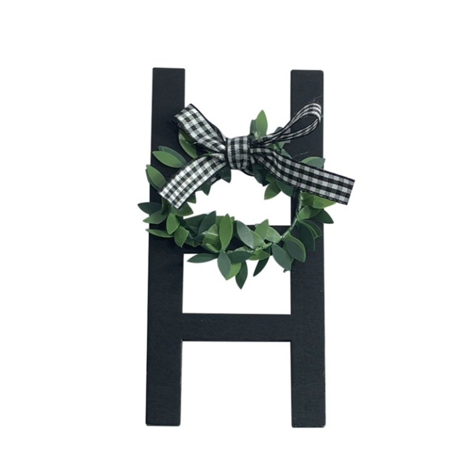 HUASHENG Creative Vintage Rural Farmhouse Style Window Frame Ladder Ornament: Wooden Frame Design For A Warm And Retro Wall Decoration Adding Fun And To Your