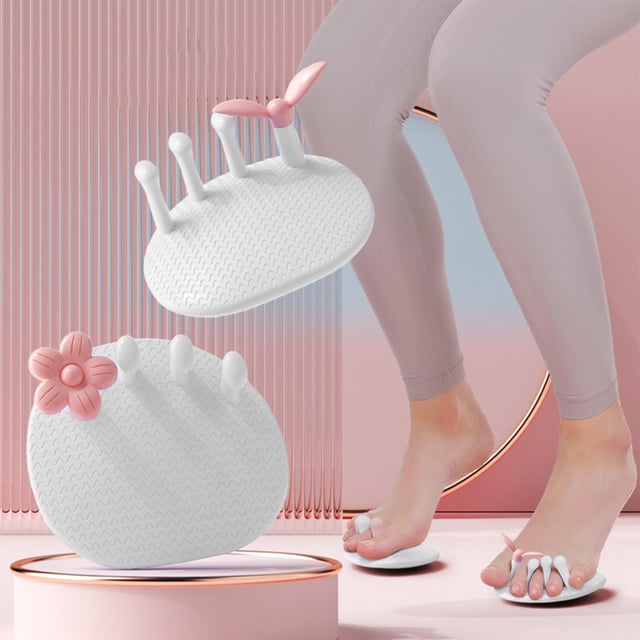 UsTZtai Foot Arch Exercise Tool, Crescent Bunion Corrector for Toe Training, Leg Shaping, and Foot Health, Portable and Non-Slip Base