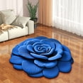 thumbnail image 3 of Yhmxh 3 D Flower Mat Soft Carpet Non-Slip Area Carpet Dining Room Home Bedroom Carpet Floor Washable Rug Anti-slip Rug Decorative Rug Rugs for Living Room Outdoor Rug Bathroom Rugs Kithchen Rug, 3 of 5