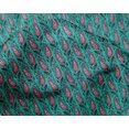 thumbnail image 4 of oneOone Silk Tabby Fabric Leaves & Paisley Block Print Sewing Fabric BTY 42 Inch Wide, 4 of 4