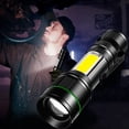 thumbnail image 2 of YFGEFTR Flashlight, Ultra Bright Led Flashlight, Rechargeable Multifunctional Tool, Portable Lightweight For Outdoor Work, Camping And Household Use, 2 of 8
