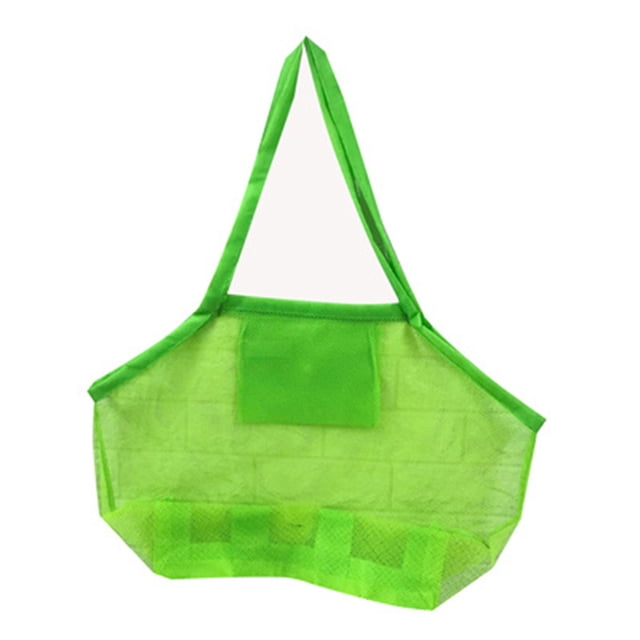 Dvkptbk Large Beach Toy Mesh Bag Kids Shell Collecting Bag Beach Sand Toy Large