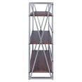 thumbnail image 3 of Isa 3-Tier Shelf Graphite and Walnut, 3 of 8