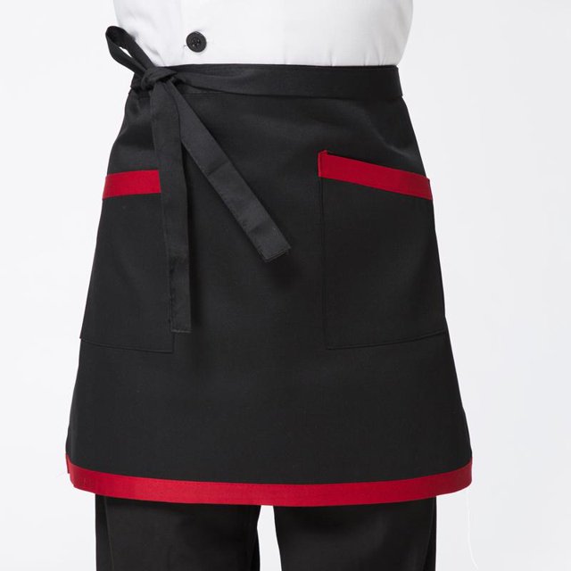 Half Apron - APN771C - Burgundy