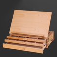 thumbnail image 3 of veasfak Beech Wooden Tabletop Sketch Box Easel Drawer 40x27CM 3 in 1, 3 of 6