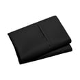 thumbnail image 1 of yulier 2Pcs Microfiber Queen Pillow Cases, Solid Color Super Soft Skin-friendly Cozy Pillowcases with Envelope Closure, Wrinkle, Fade and Stain Resistant Pillow Covers, 20x36, Black, 1 of 5
