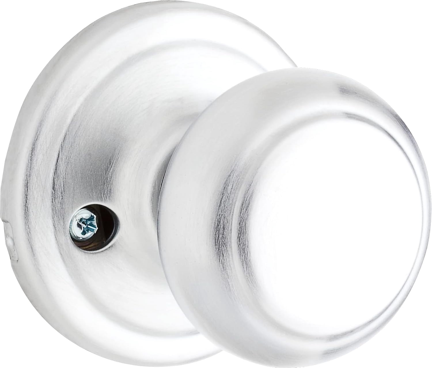 Troy Matte Front Door Knob with Lock and Key Exterior/Interior Door Handles with Lock Keyed Entry Door Knobs for Front Door Bedroom Bathroom & Office Traditional Home Décor
