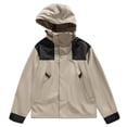 thumbnail image 1 of Timegard Jackets for Women Plus Size Hoodies Color Block Windbreaker Coat Active Hiking Outdoor Fall Winter, 1 of 2