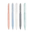 thumbnail image 4 of RRJ 5Pcs 5 Pack Retractable Ballpoint Pens, Quick Drying 0.5mm Black Ink Pens, Smooth Writing Pens for Study Exams Office Home, Large Capacity 5ml Ink Pens, Click Button Pens for Study, 4 of 9