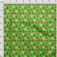 thumbnail image 4 of oneOone Rayon Light Green Fabric Travel Craft Projects Decor Fabric Printed By The Yard 56 Inch Wide, 4 of 5